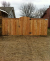 Wood Arched Gate